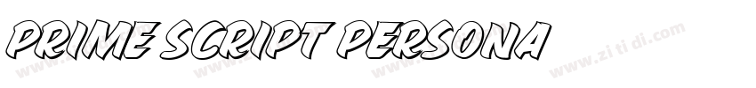 Prime Script PERSONA字体转换